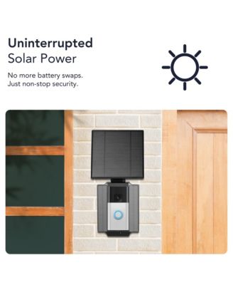 2.5W Solar Charger for Ring Battery Doorbell Pro, Plus & Wyze Pro
