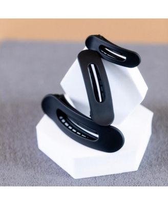 Mixed Size Flat Lay Clip Set - Black