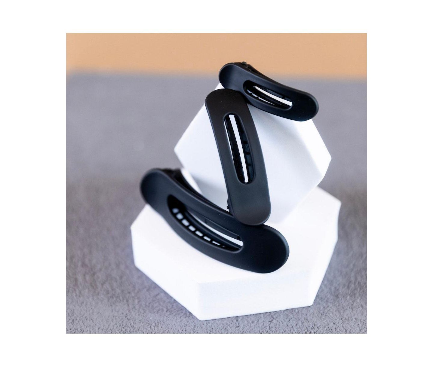 Женские аксессуары Headbands of Hope Mixed Size Flat Lay Clip Set - Black, цвет: Чёрный — фото 7
