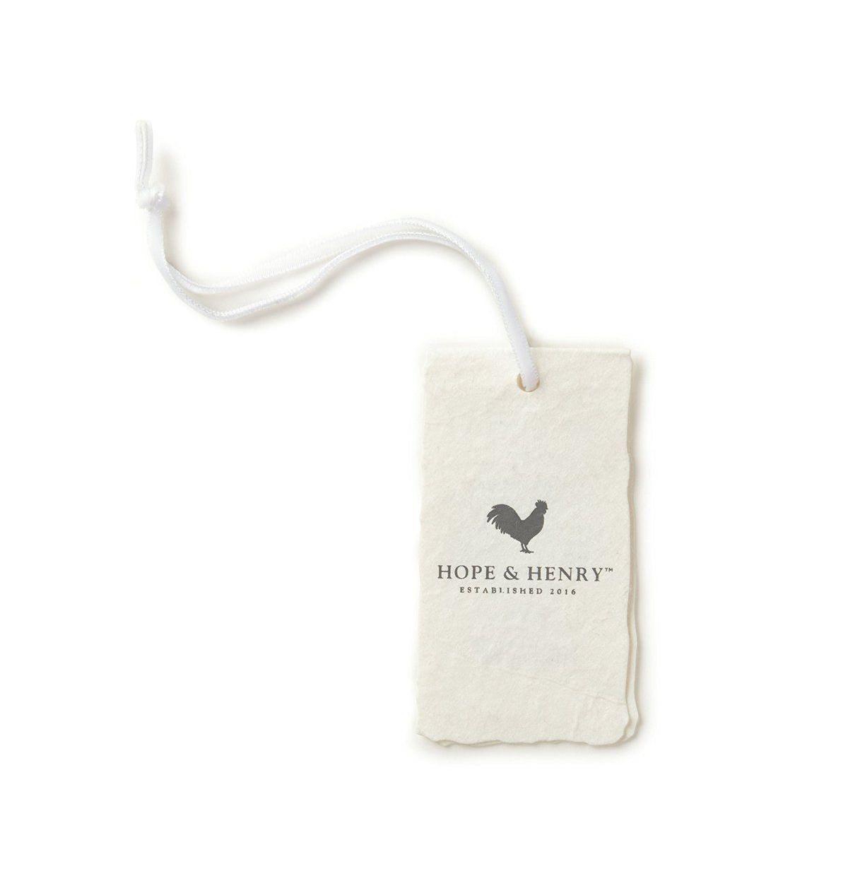 Hope & Henry Baby Girls Milano Tipped Sweater Dress