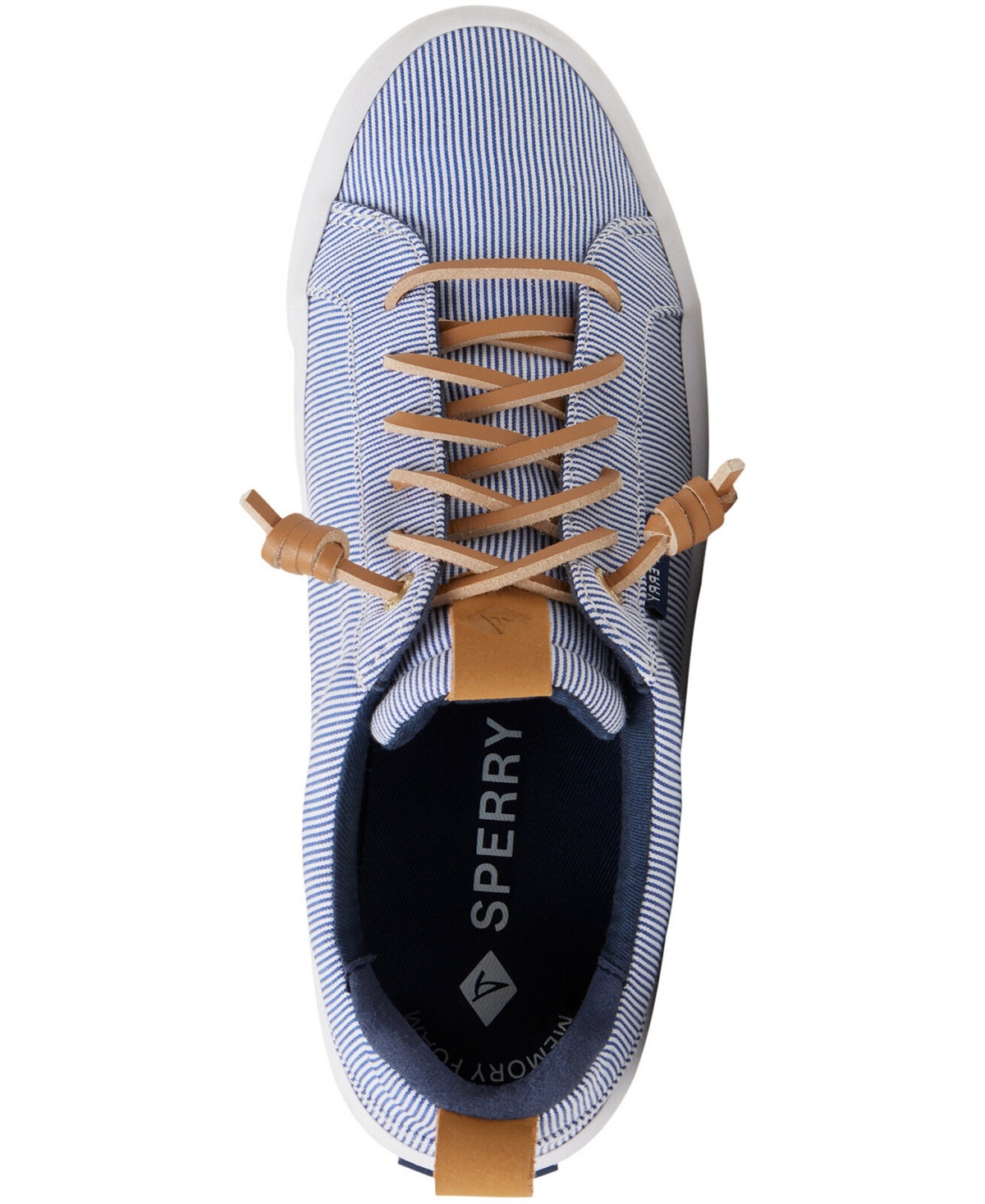 Sperry Women's Bermuda Beach Twill Lace-up Sneakers In Blue