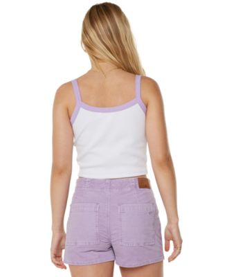 Juniors' Sand Bar Sleeveless Crop Top