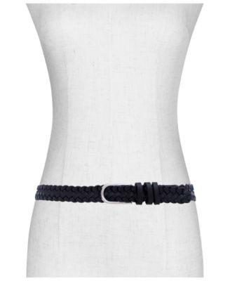 Micheal Kors Women's Braided Leather Belt