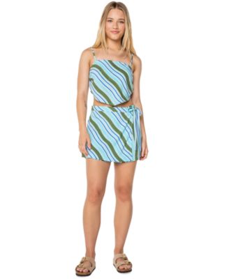 Roxy - Juniors' Wild At Heart Striped Bandana Top