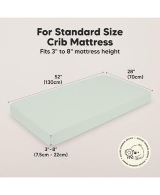 2pk Fitted Crib Sheets for Boys, Girls, Baby Crib Sheet, Standard Nursery Crib Sheet Cover