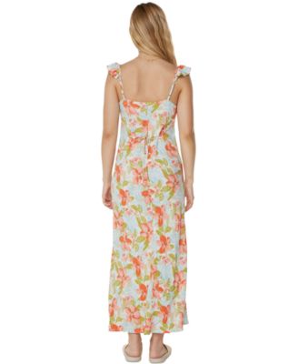 Juniors' Daydreamer Printed Sleeveless Maxi Dress