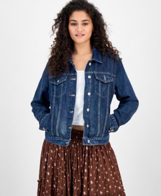 Lucky Brand - Cotton Denim Trucker Jacket