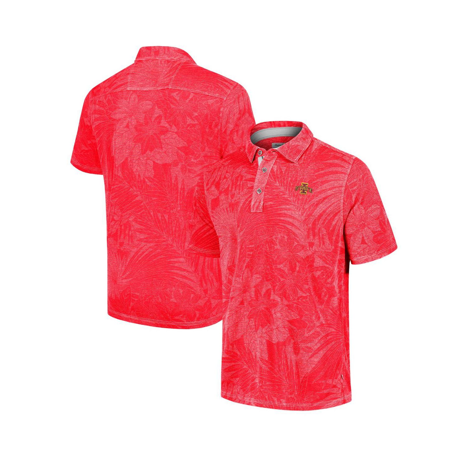 Men's Cardinal Iowa State Cyclones Sport Santiago Paradise Polo Shirt