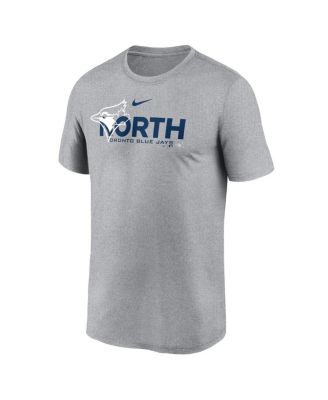 Men's Heathered Charcoal Toronto Blue Jays Local Rep Legend Performance T-Shirt