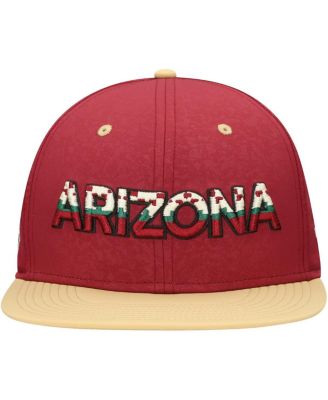 Мужская кепка Fanatics с гранатовым/золотым логотипом Arizona Coyotes, винтажная хоккейная кепка с альтернативным логотипом