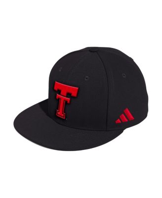 adidas - Men's Black Texas Tech Red Raiders On-Field Fitted Baseball Hat