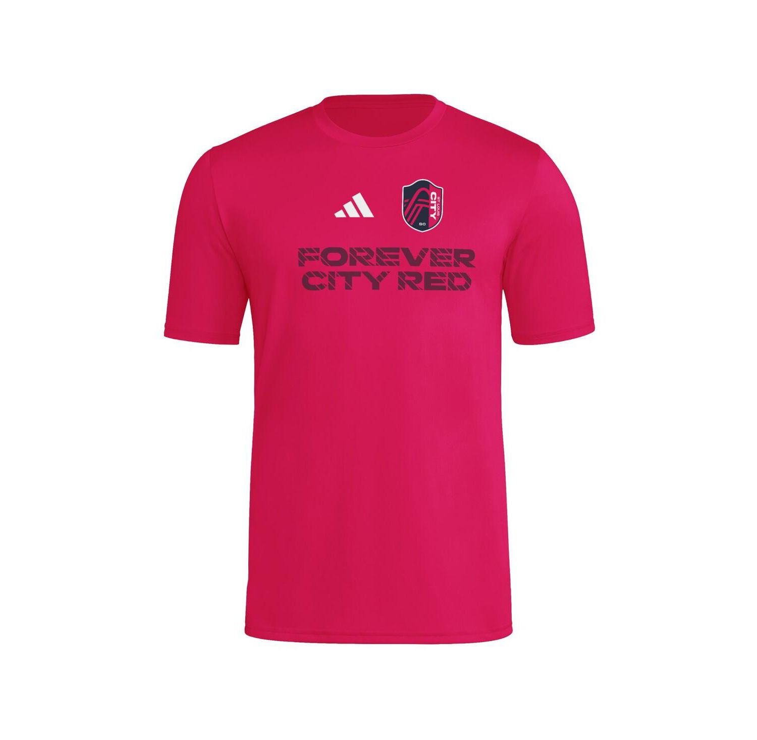 Men's Pink St. Louis City SC 2025 Jersey Hook AEROREADY T-Shirt