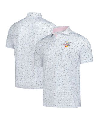 Puma - Men's White Arnold Palmer Invitational Tea Time MATTR Polo Shirt