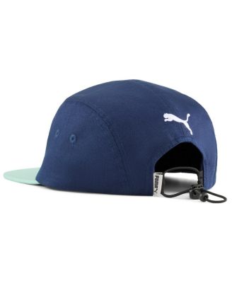 Мужская и женская шапка болельщика сборной Португалии Puma темно-синего цвета/мятного цвета с регулируемой головкой