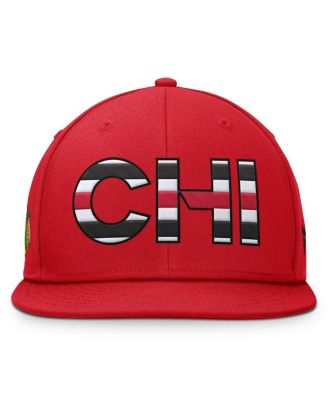 Мужская кепка-бейсболка Fanatics Red Chicago Blackhawks Authentic Pro Team Rink Snapback