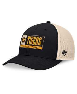 Top of the World - Men's Black/Natural Grambling Tigers Bennett Trucker&nbsp;Adjustable Hat