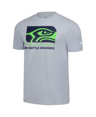 Men's Gray Seattle Seahawks Lockup Essential T-Shirt