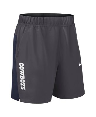 Men's Gray Dallas Cowboys Woven Victory Performance Shorts