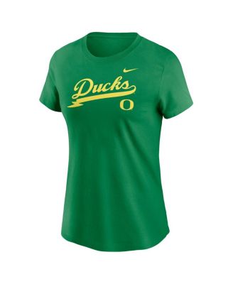 Women's Green Oregon Ducks Local Script T-Shirt