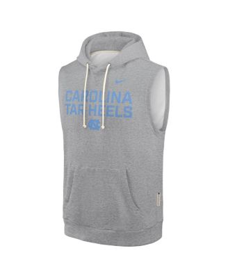 Джордан мужские вереска серый Северная Каролина Тар каблуки 2025 боковой линии производительность без рукавов пуловер толстовка с капюшоном