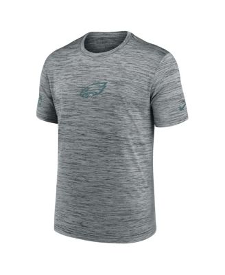 Men's Gray Philadelphia Eagles Sideline Velocity Performance T-Shirt