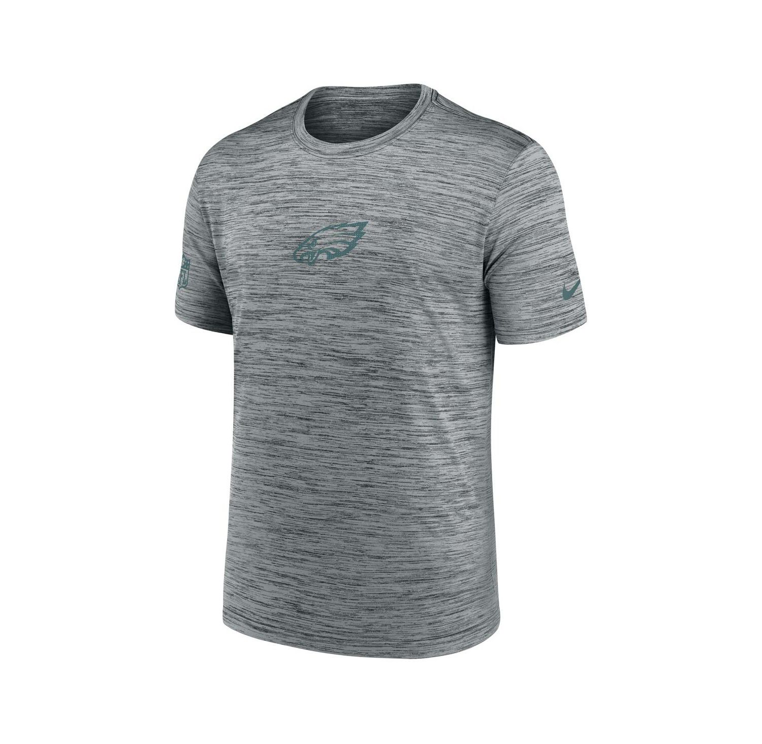 Men's Gray Philadelphia Eagles Sideline Velocity Performance T-Shirt