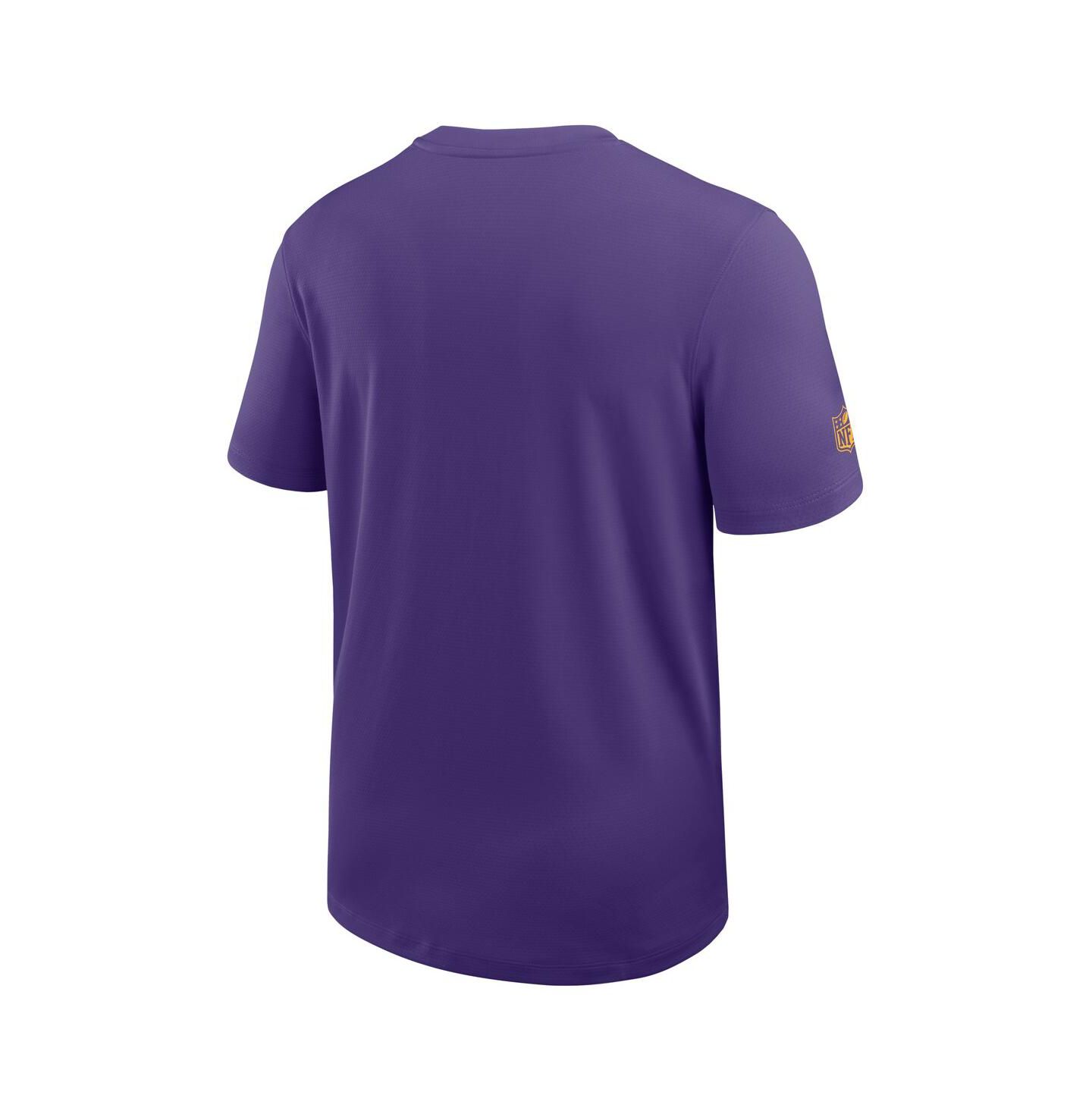 Мужская рубашка Nike Purple Minnesota Vikings Sideline UV Performance Coach — фото 3