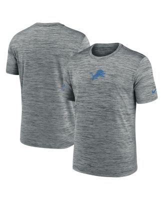 Nike - Men's Gray Detroit Lions Big Tall Sideline Velocity Performance T-Shirt