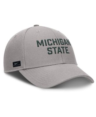 Men's Gray Michigan State Spartans Rise Practice Adjustable Hat