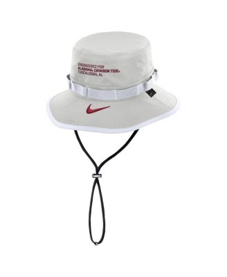 Мужская серая кепка-панама Nike Alabama Crimson Tide 2025 Sideline Apex Boonie