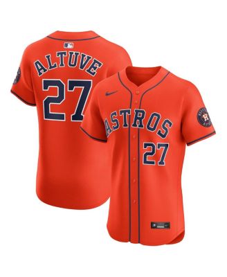Nike - Men's Jose Altuve Orange Houston Astros Alternate Elite Player Jersey