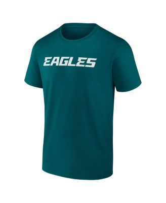 Спортивная мужская футболка из темно-зеленого джерси Philadelphia Eagles Dad Jersey с логотипом