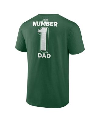 Men's Green New York Jets Dad Jersey T-Shirt