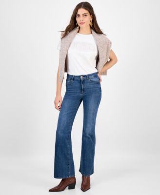 GUESS - Women's Classic Faye High Rise Bootcut Jeans