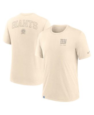 Nike - Men's Cream New York Giants Glory Tri-Blend T-Shirt
