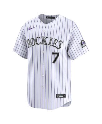 Мужская спортивная майка Брендана Роджерса Nike White Colorado Rockies Home Limited от Nike.