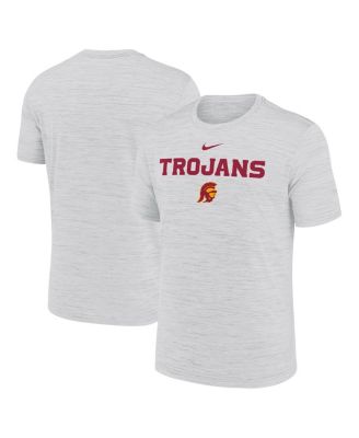Nike - Men's Ash USC Trojans 2025 Sideline Velocity Performance T-Shirt