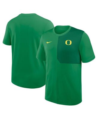 Nike - Men's Green Oregon Ducks 2025 Sideline UV Performance Coach T-Shirt
