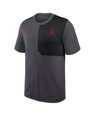 Мужская футболка Nike Anthracite Alabama Crimson Tide 2025 Sideline UV Performance Coach от Nike
