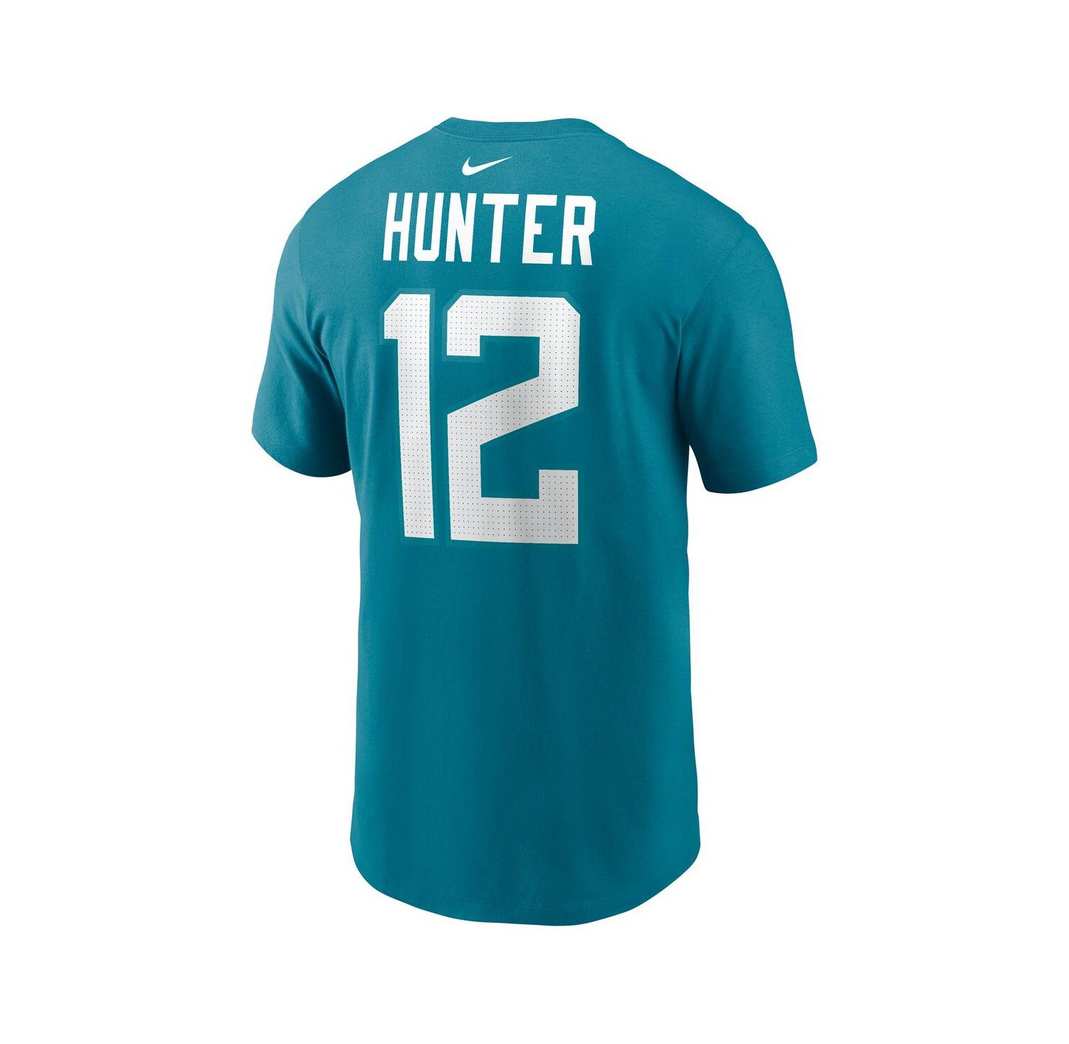 Men's Travis Hunter Teal Jacksonville Jaguars 2025 NFL Draft First Round Pick Name & Number T-Shirt