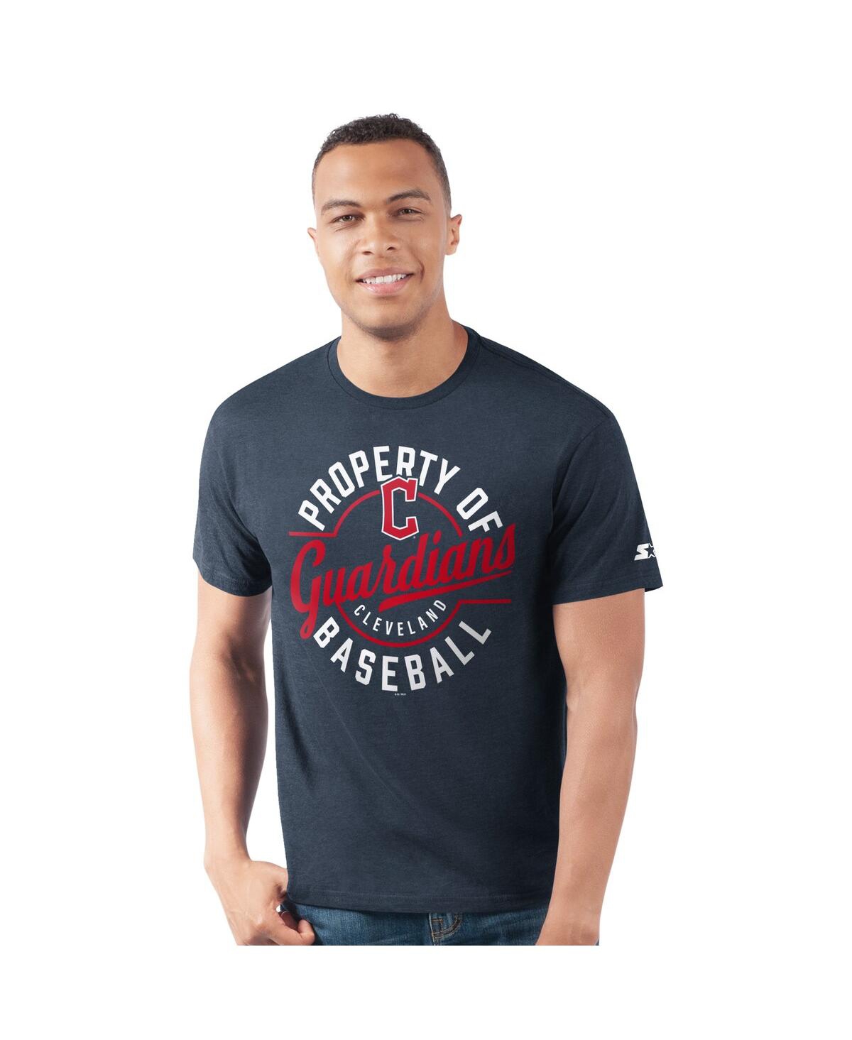 Men's Navy Cleveland Guardians Prime Time Property of T-Shirt - Navy