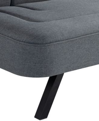 66.1" Polyester Forrest Convertible Futon