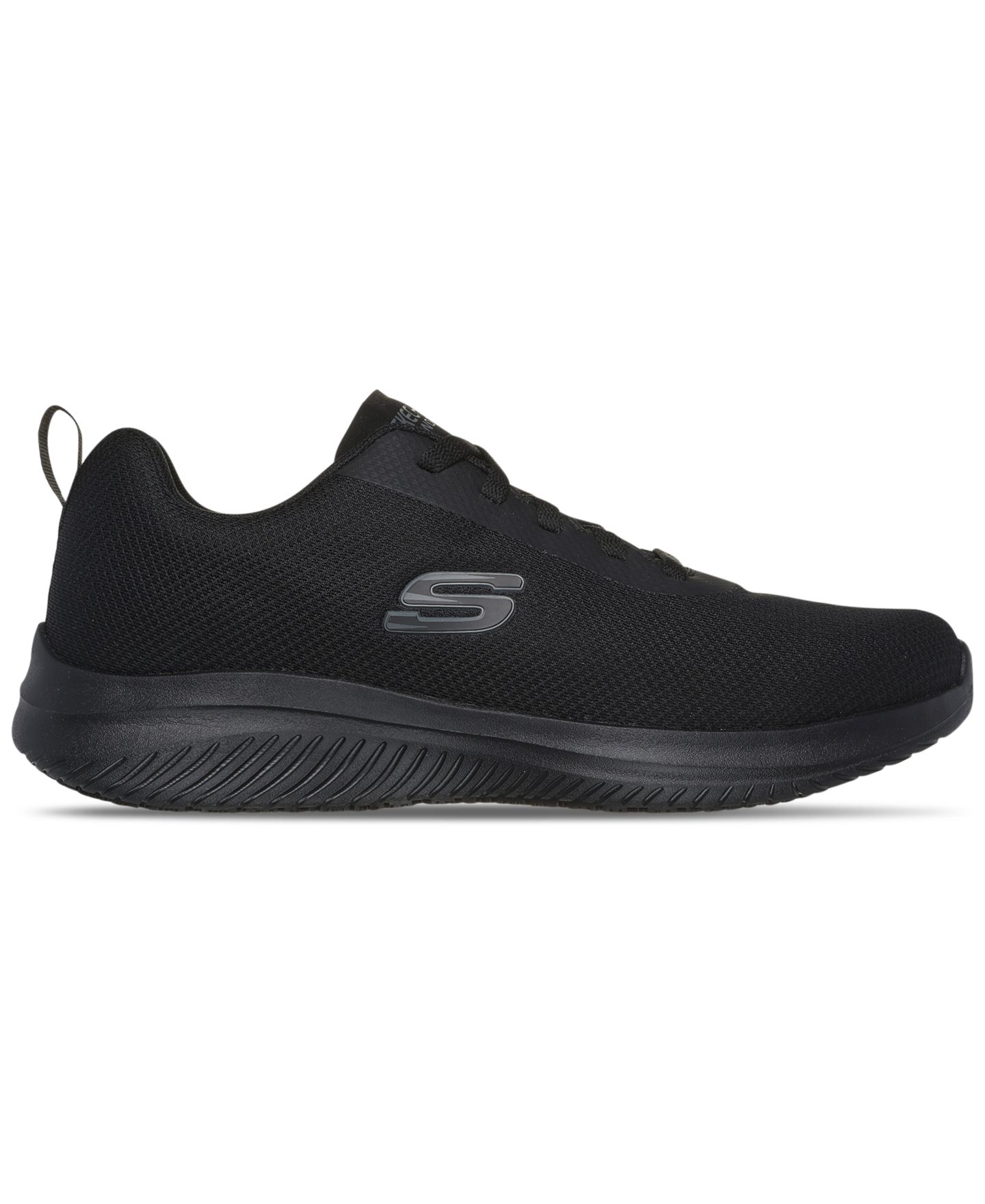 Мужские кроссовки Skechers Work Relaxed Fit- Ultra Flex 3.0 SR - Daxtin Memory Foam Casual, цвет: Чёрный — фото 2