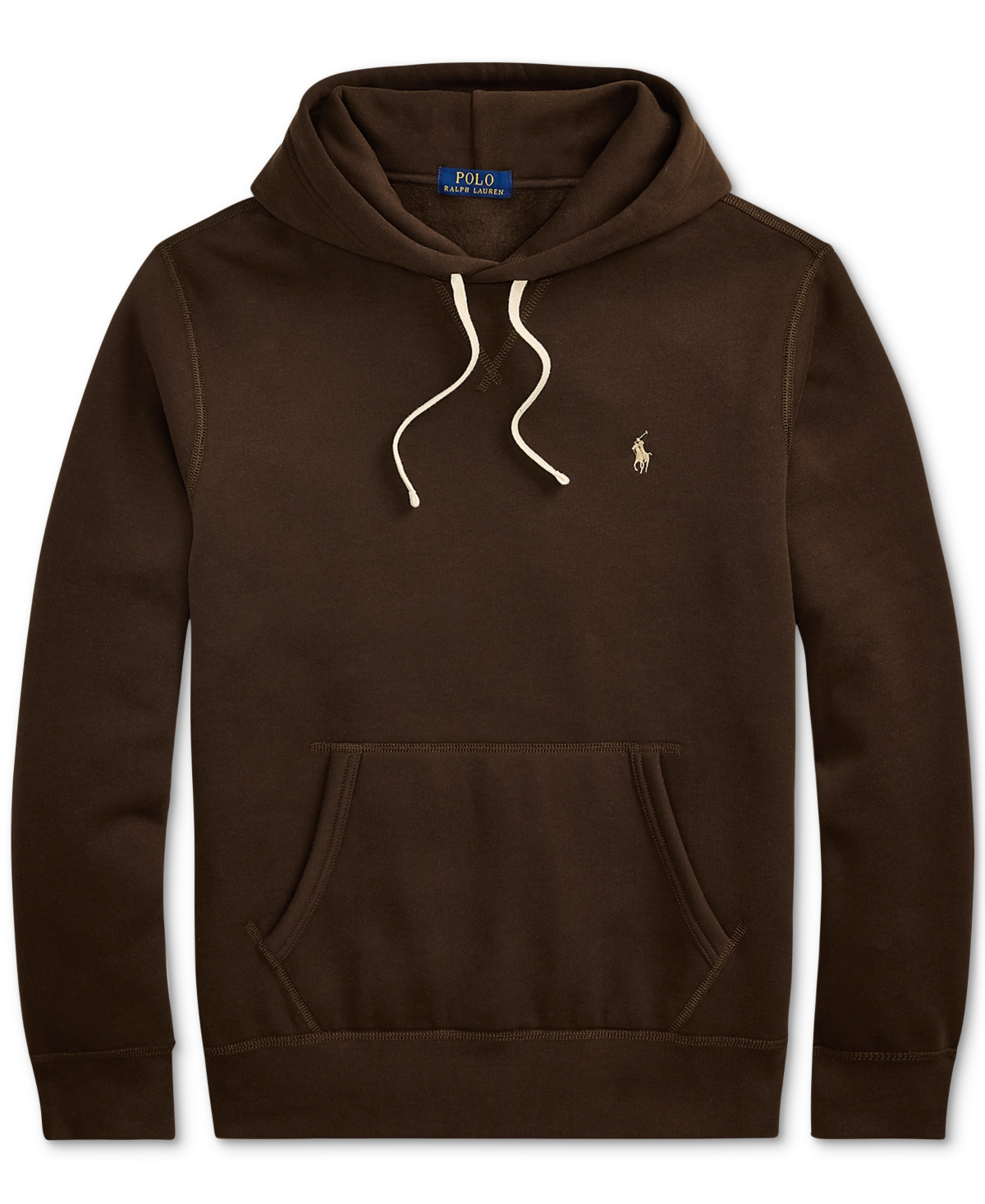 Polo Ralph Lauren Relaxed Fit Brown Sweatshirt With Embroidered Logo In Brown