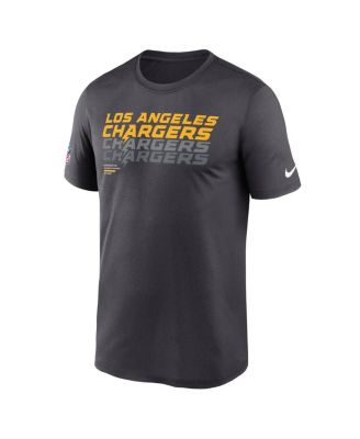 Мужская футболка Nike Charcoal Los Angeles Chargers Sideline Legend Performance от Nike