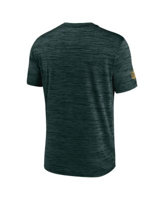 Men's Green Green Bay Packers Sideline Velocity Performance T-Shirt