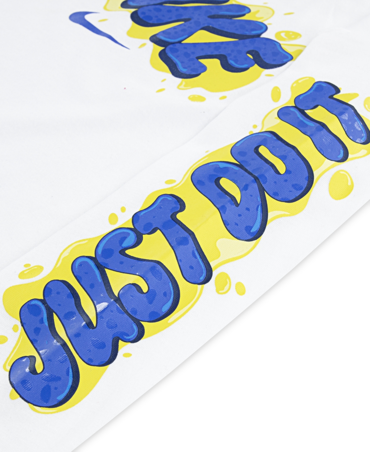 Nike Toddler & Little Boys Slime Logo Graphic Long-sleeve T-shirt In White