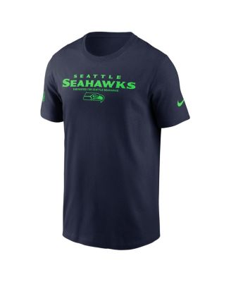 Мужская футболка Nike College Navy Seattle Seahawks Sideline Performance от Nike