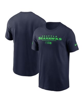 Nike - Men's College Navy Seattle Seahawks Sideline Performance T-Shirt
