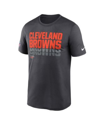 Мужская угольная футболка Nike Cleveland Browns Sideline Legend Performance от Nike